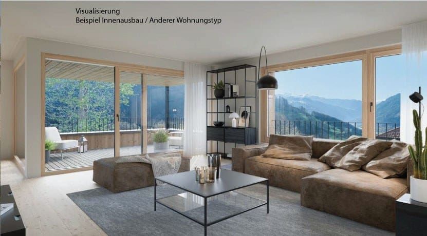 NEUBAU 3½-Zimmer-Neubauwohnung mit Garten im Projekt PRADA, Seewis -  Bild 3
