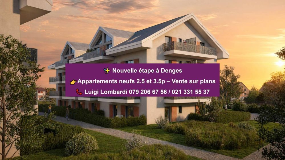 2.5 pièces neuf avec balcon à Denges -  Bild 1