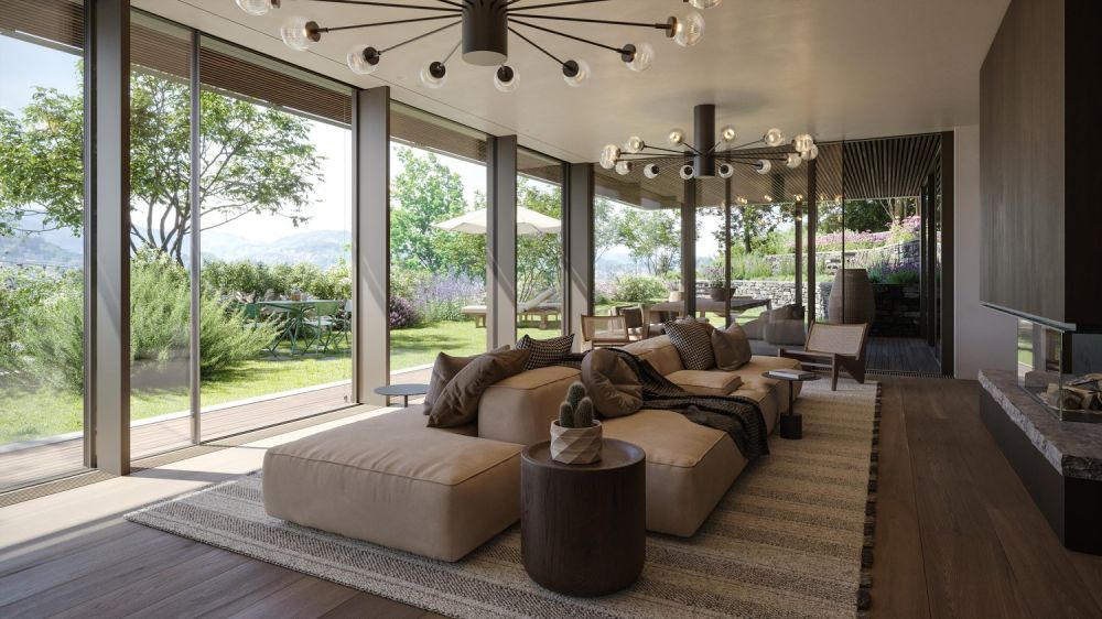Villa Vinea 6 (3D Visualisierungen by dreisicht GmbH) - Lounge - (c) dreisicht GmbH