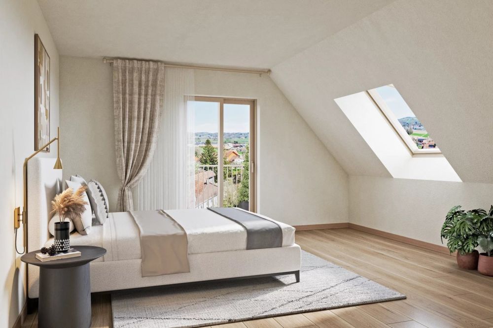 Vente sur plans à Rueyres : 2 villas 6,5 pcs de 150 m2 hab. avec jolie vue sur le vallon, à 1 km de la Gare du Leb de Bercher - Bild 8