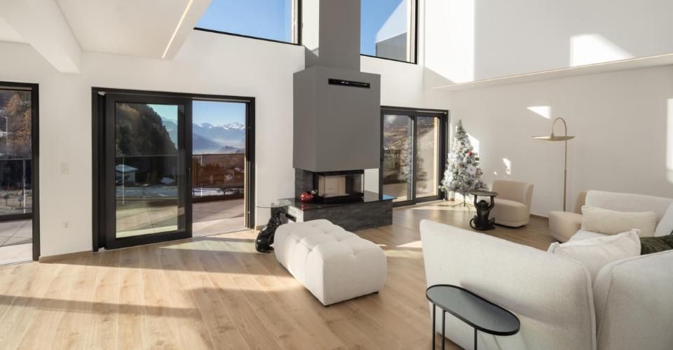 Luxueuse villa à deux pas du village de Lens, vue imprenable - Villa 6.5 pièces - image - 1