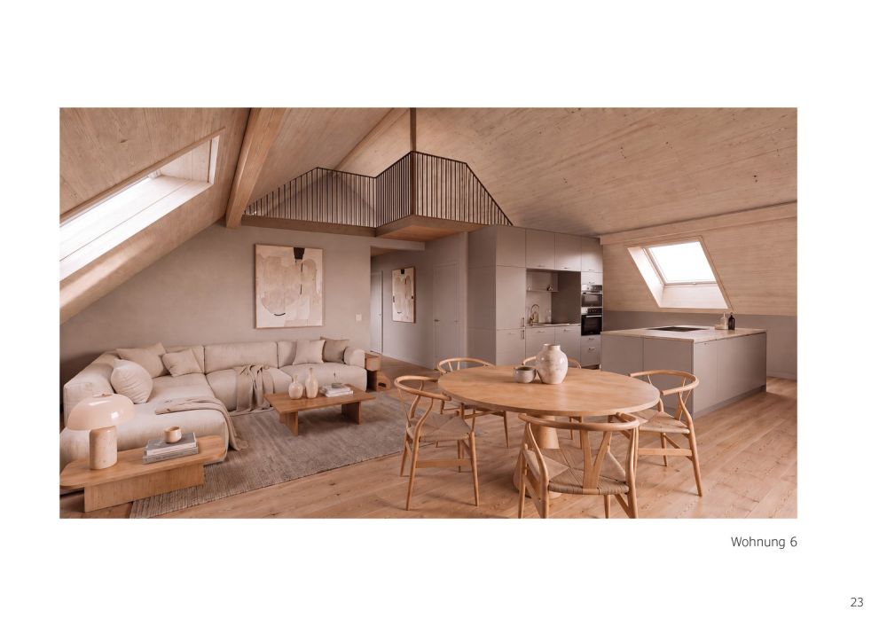 4.5-Zimmer Boutique-Eigentumswohnung mit Galerie im Bauernhaus-Stil - Hasle b.Burgdorf -  Bild 1