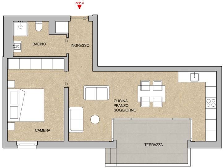 Neue und geräumige 2.5-Zimmer-Wohnung in Giubiasco -  Bild 5