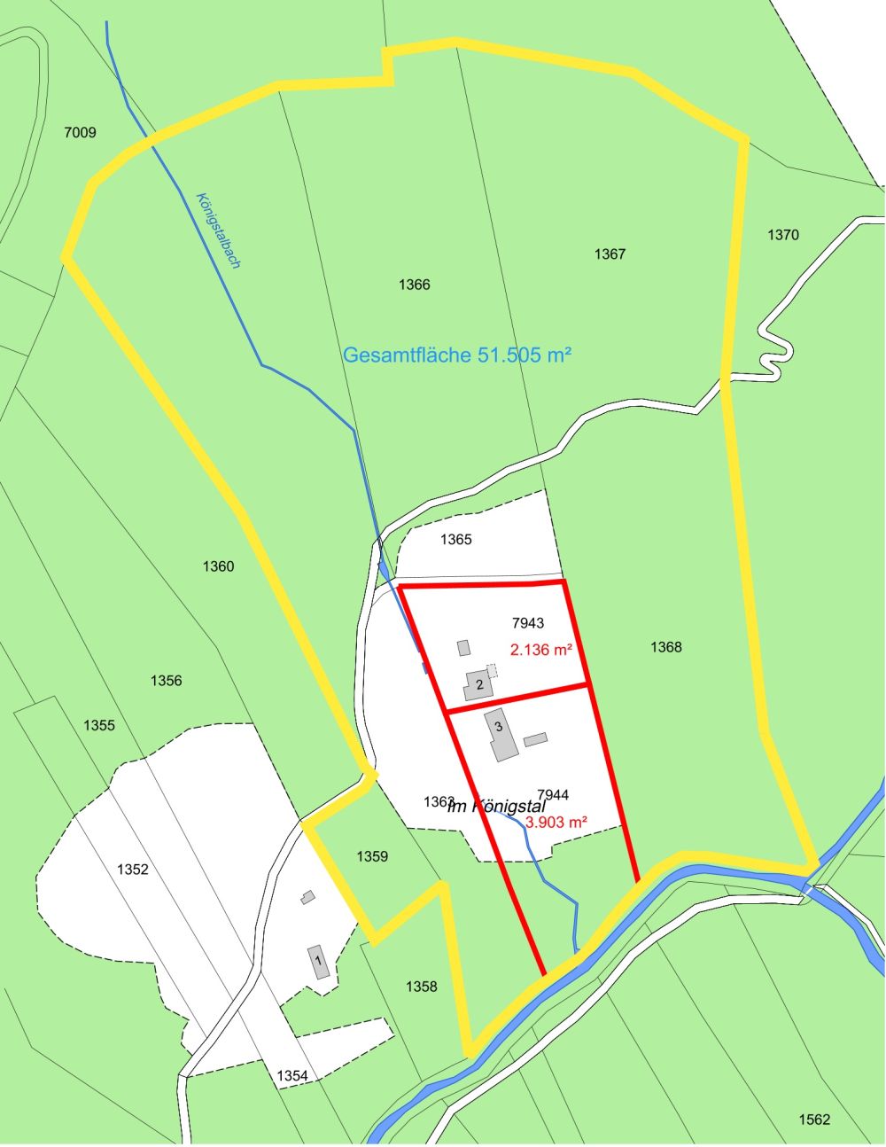 NOBILES NATURJUWEL: 5,15 ha ANWESEN 100% AUTARK bewilligtes Bauprojekt, Wiese / Wald / Bach / Teich -  Bild 7