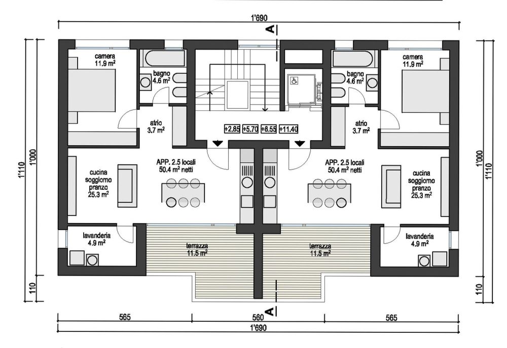 Nuovo esclusivo appartamento in zona comoda e strategica -  Bild 4