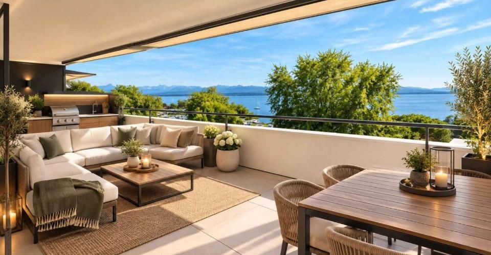 Magnifique appartement neuf de 4,5 pièces avec grand balcon et splendide vue! - Appartement 4.5 pièces - image - 3