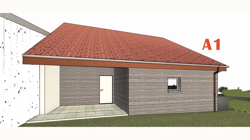 Special offer in Villars-le-Terroir_A1 - 4.5 room duplex + office of 143 m2 with garden and beautiful covered terrace - Lot A1 - Bild 3