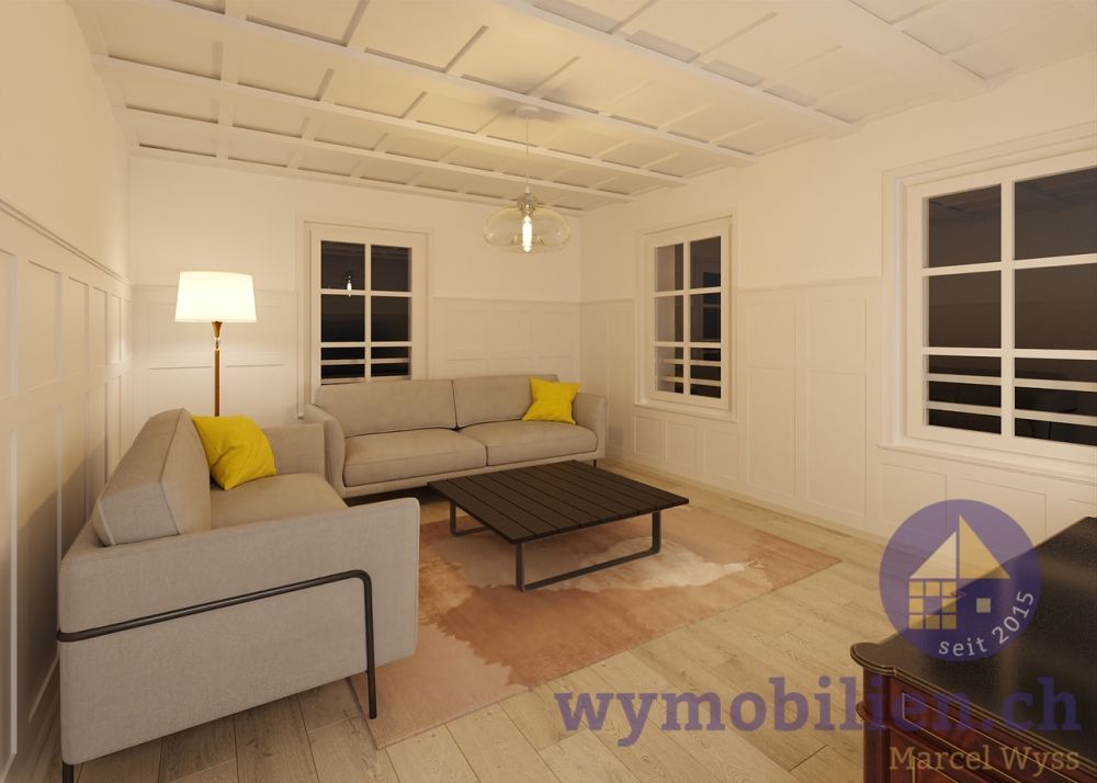 Die Wohnung mit grosser Gartenterrasse und Laube! (W1) - Wohnbereich W1