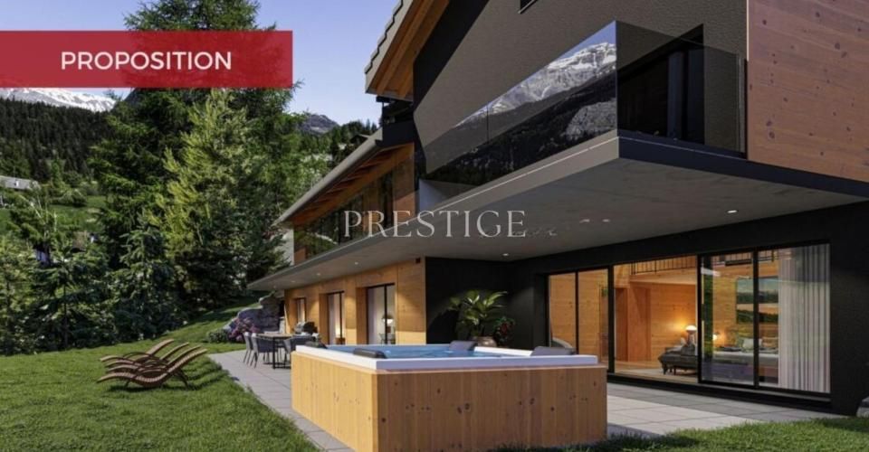 Chalet Étoile des Neiges : Charme alpin et vue panoramique... - Chalet 5 pièces - image - 13