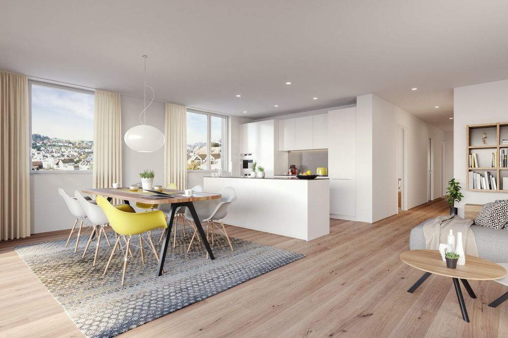 Spektakuläre 5,5-Zimmer Dachgeschosswohnung mit Sonnenterrasse (Top A2.1) -  Bild 4