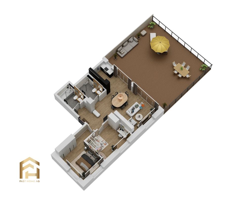 Erstbezug Attika Nord 3.5 Zimmerwohnung -  Bild 8