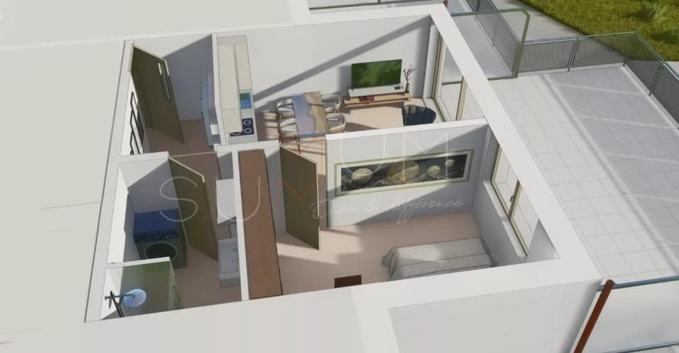 Rare - 2.5 pièces avec vue panoramique - Résidence principale - Appartement 2.5 pièces - image - 1
