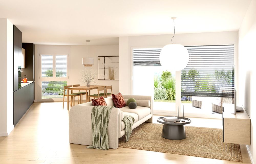 Magnifique appartement de 4,5 pièces avec balcon à Attalens (A11) - Bild 6