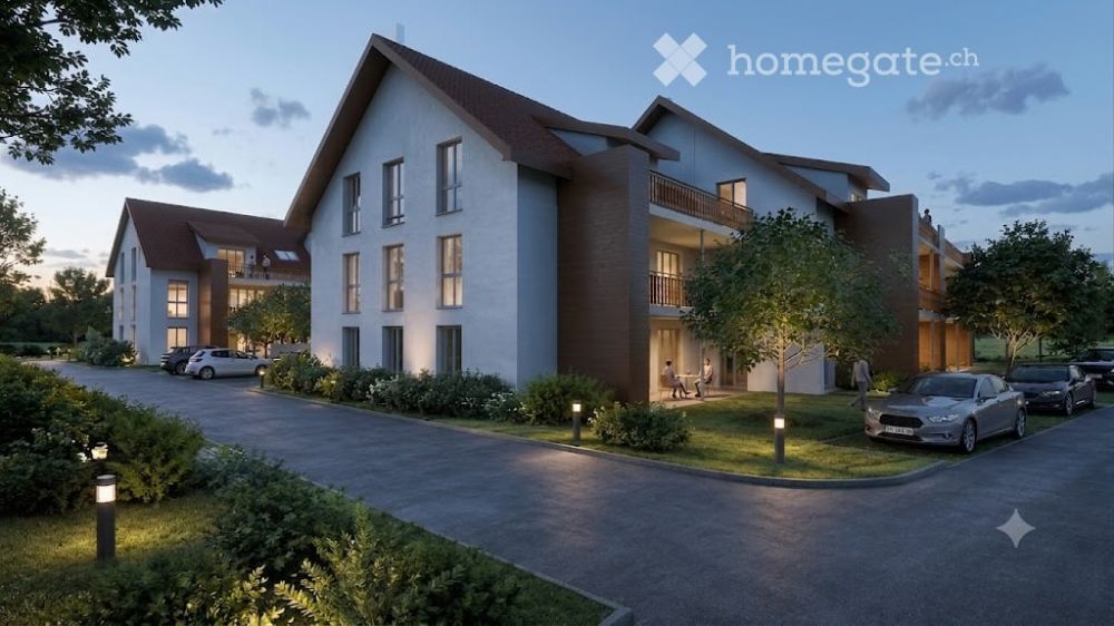 Moderne 5.5-Zimmer-Neubauwohnung im 1. OG in Würenlingen – Minergie, Lift & Balkon -  Bild 1