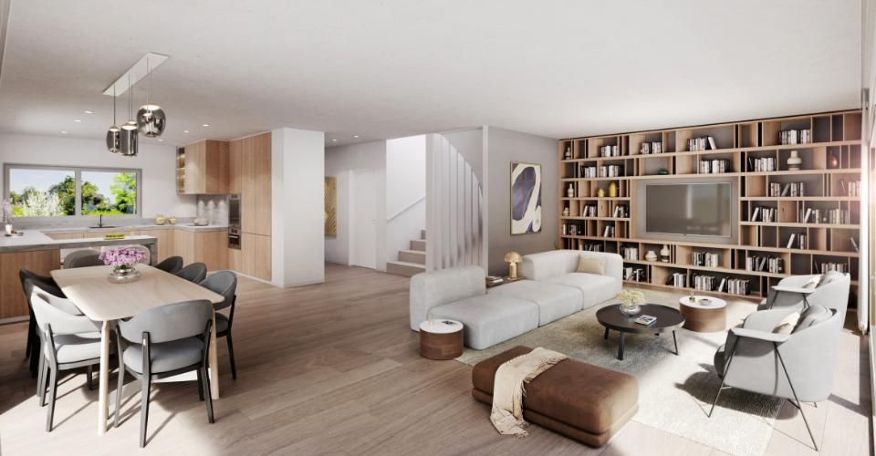 NOUVEAU PROJET DE 6 VILLAS FAMILIALES À THIERRENS AVEC JARDINS ! - Maison 6.5 pièces - image - 7