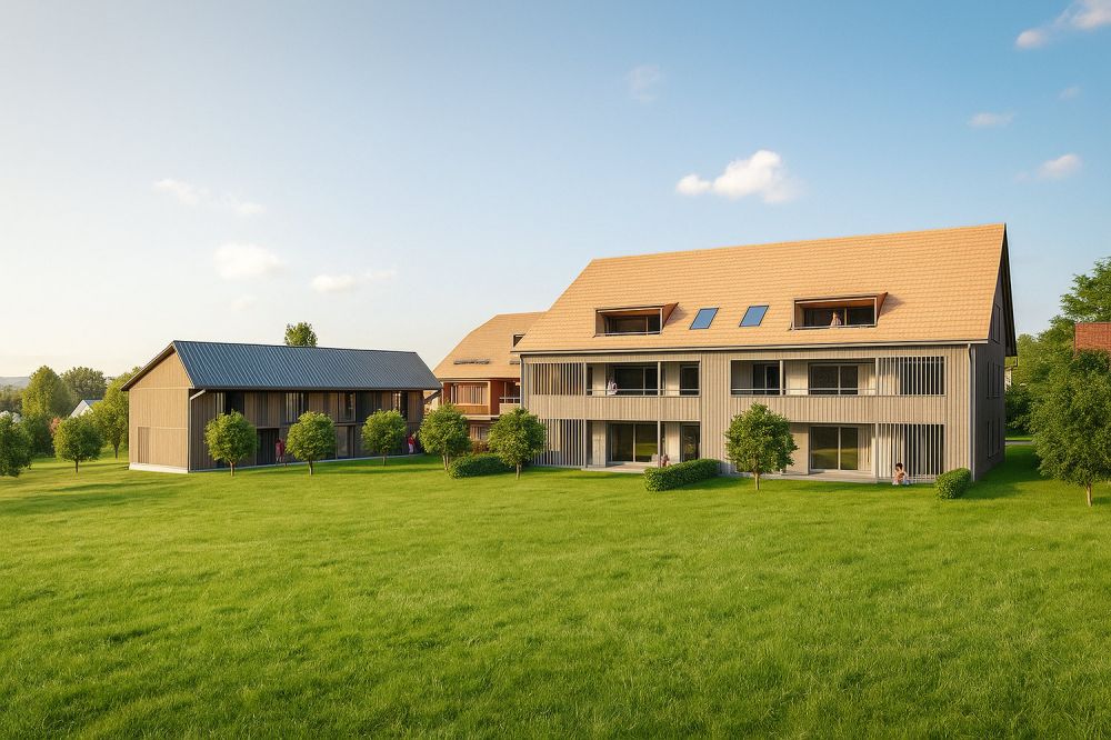 Dachwohnung 5,5-Zimmer mit Galerie - angrenzend an Landwirtschaftszone! -  Bild 2