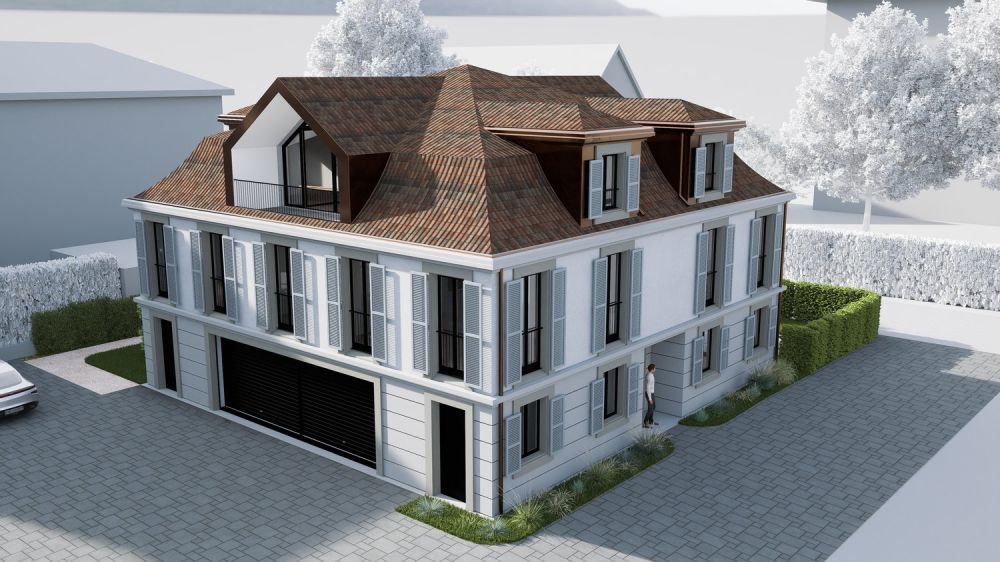Chantier ouvert_2 Townhouses d"exception au cœur de Nyon, à deux pas du lac (Dernière disponible) -  Bild 1