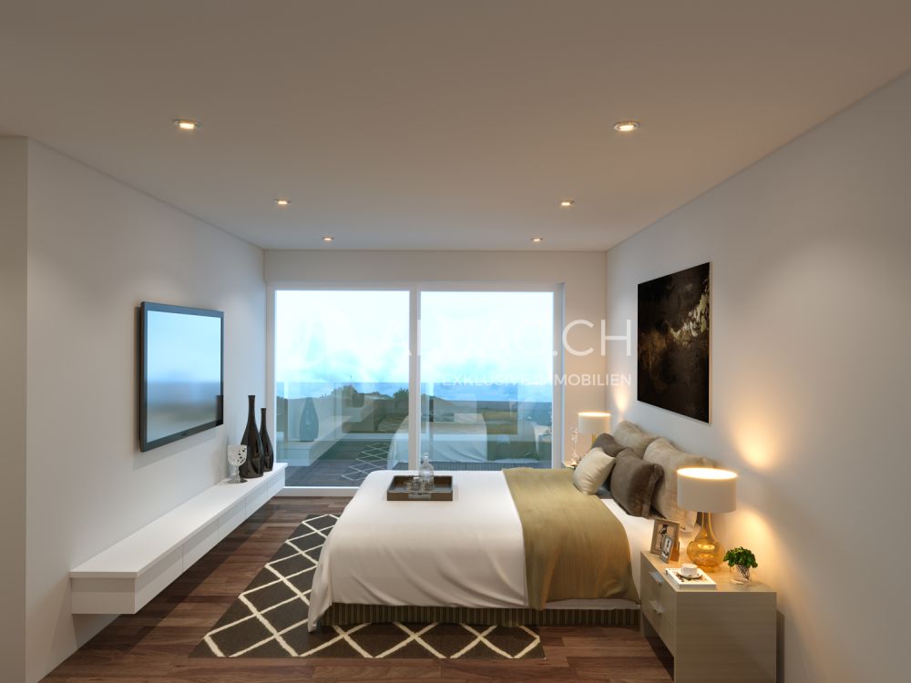 NEUBAUPROJEKT PANORAMA ATTIKA - So könnte Ihr zukünftiges Schlafzimmer aussehen  wie würden Sie es einrichten?