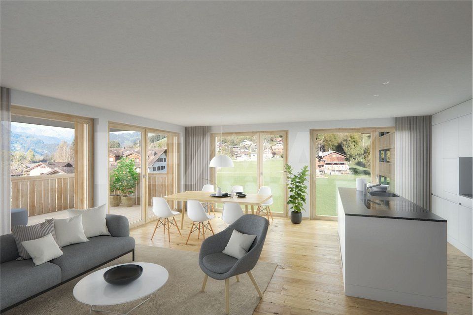 Nachhaltiges Wohnen in Schierst Garglas: 4½-Zimmer-Wohnung C5 mit Solarnutzung -  Bild 1