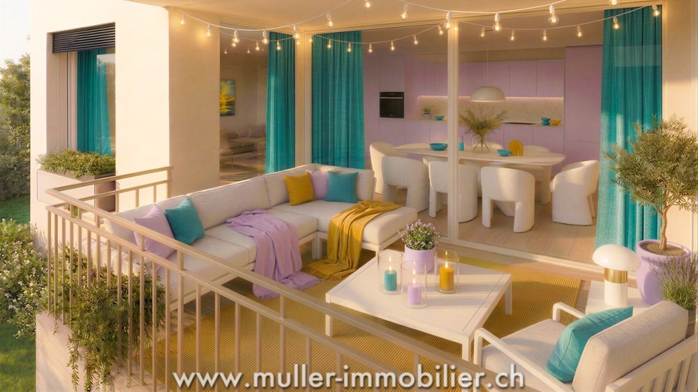 Siviriez, 4,5 neuf avec balcon et baies vitrées prêt à construire ! -  Bild 2