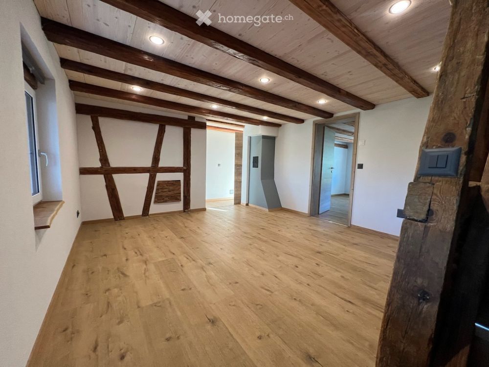 Lichtdurchfluteter Traum-Altbau 2024 60 m² Wellness-Schlafzimmer mit Sauna  in Hugelshofen -  Bild 13