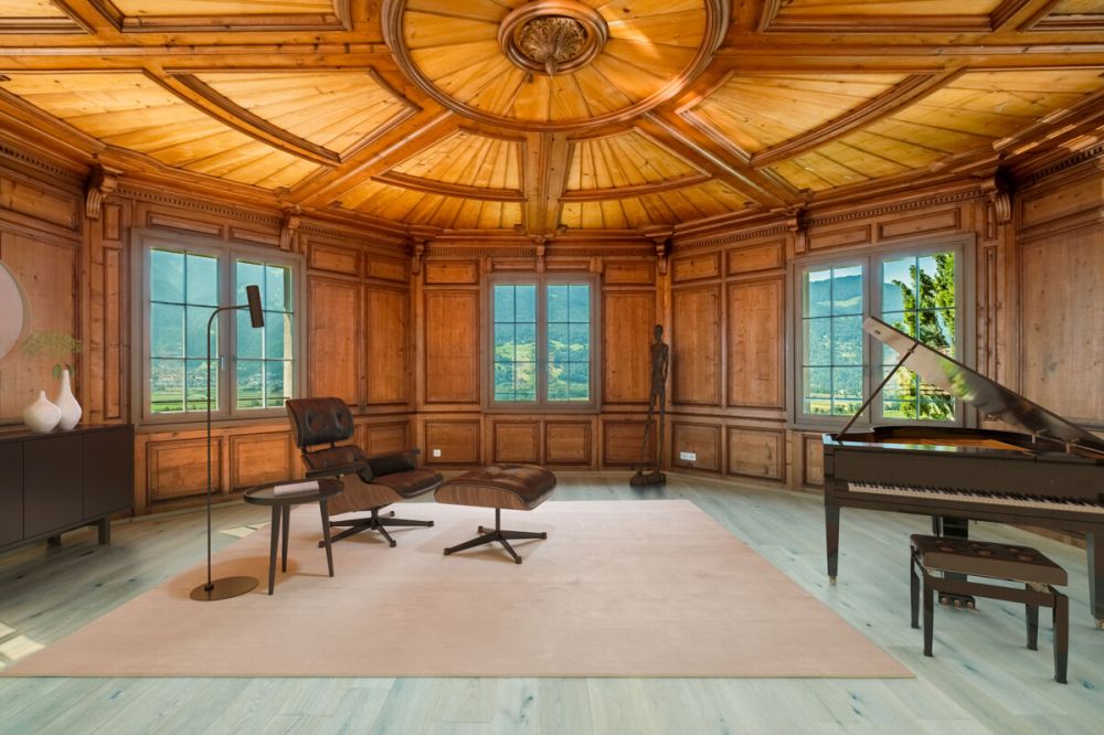 Wohnerlebnis im Schloss Zizers: stilvoll, historisch, einzigartig - Turmzimmer