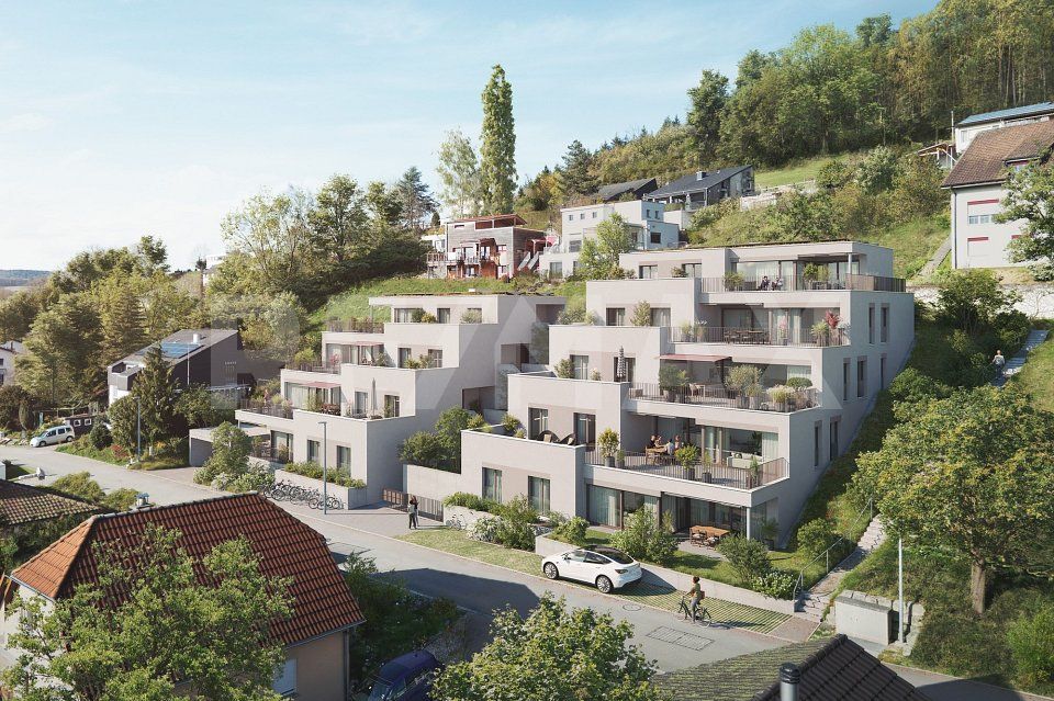 Rebmatt - Terrassenwohnen mit Panorama - mit angenehmer Deckenkühlung -  Bild 1