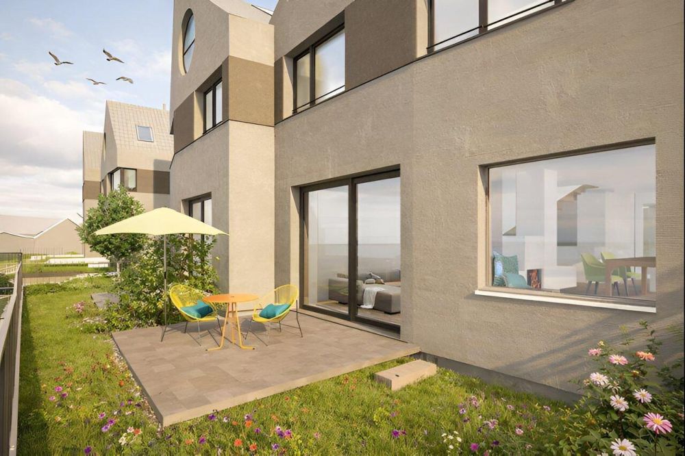 Neubauprojekt Allmendgasse mit vier 7.5-Zimmer-Doppelhäuser (Haus D) - Visualisierung