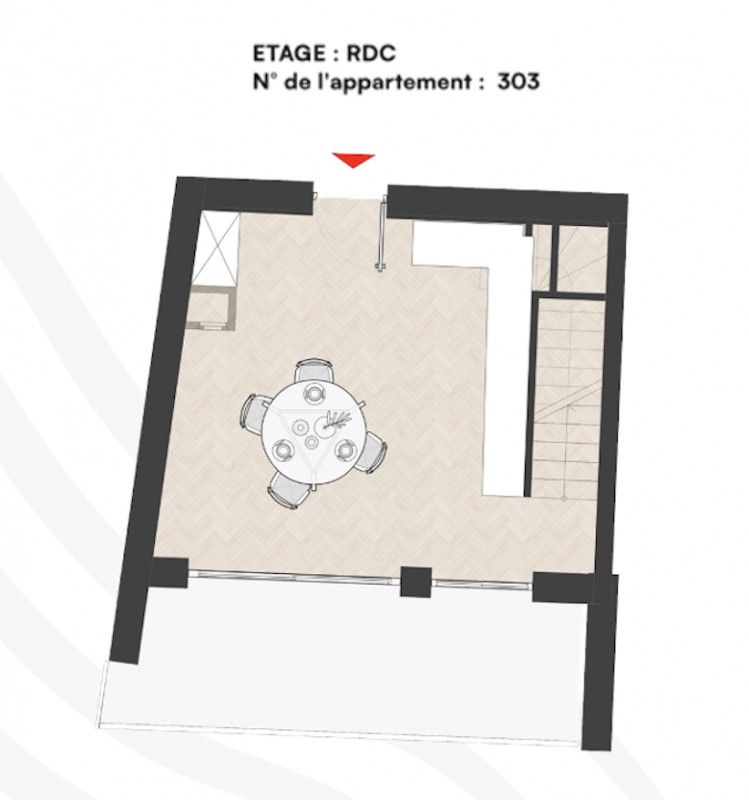 NEUF  Grand Duplex 3.5 pièces avec vue panoramique à budget maîtrisé  lot 303 -  Bild 2