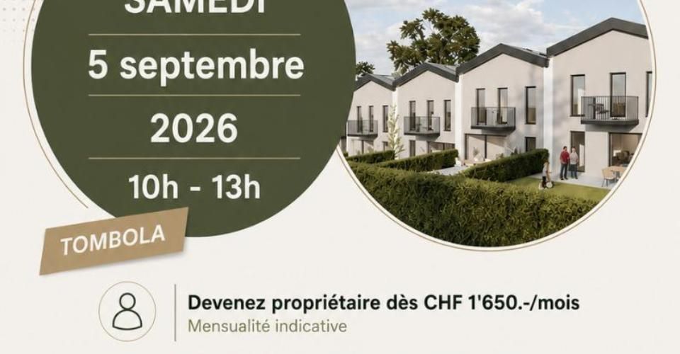 Gletterens- Villas Familiales neuves dans un cadre bucolique. - Maison contiguë 5.5 pièces - image - 1