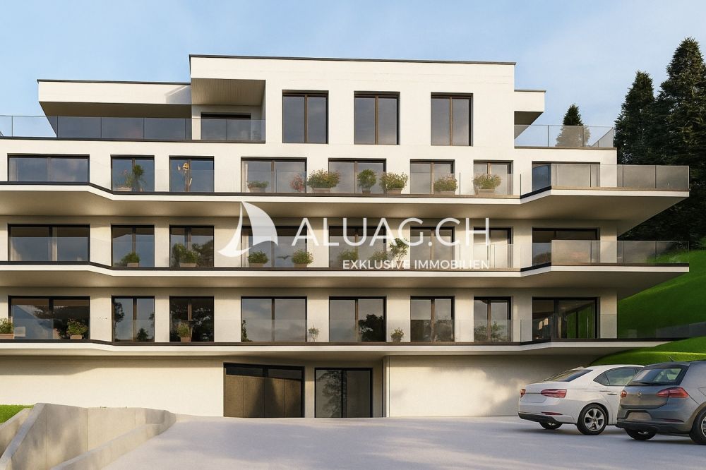 NEUBAUPROJEKT PANORAMA - Die Wohnungen verfügen über zahlreiche Parkmöglichkeiten mit Vorinstallationen für Ladestationen