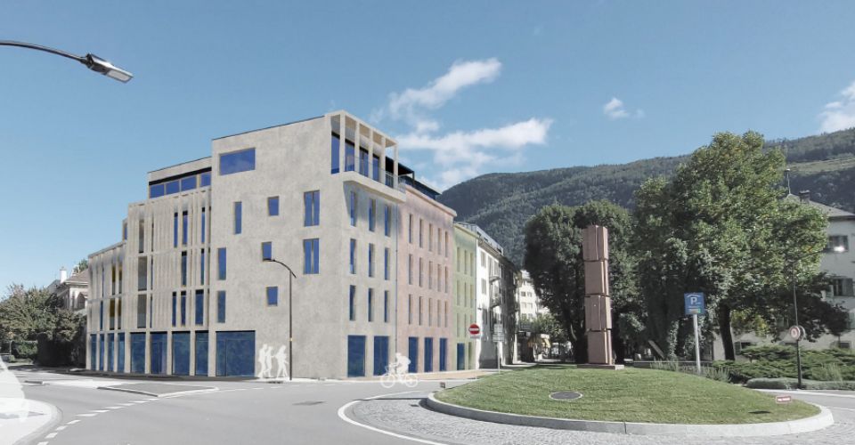 NOUVELLE PROMOTION : 4.5 PCES AU DERNIER ETAGE - 155 M2 - MARTIGNY - Attique 4.5 pièces - image - 1
