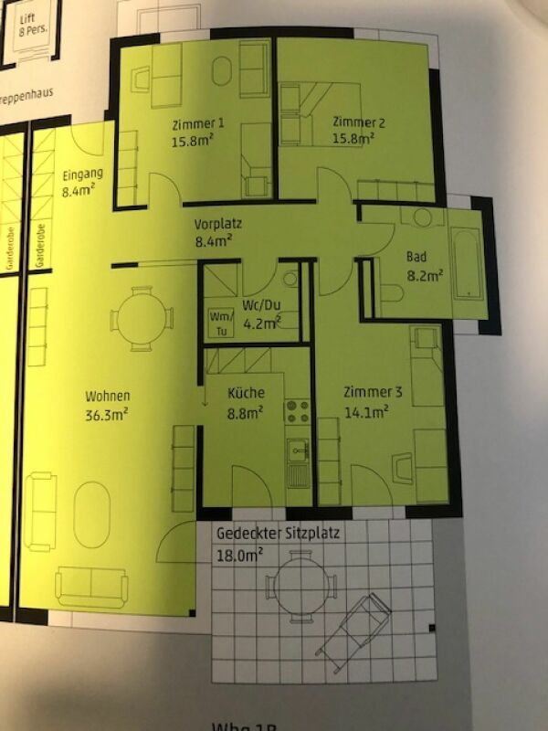 Grosszügige 4½-Zimmerwohnung mit Gartensitzplatz -  Bild 9