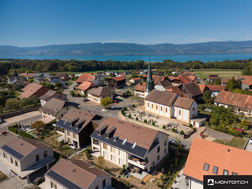 Gletterens, à vendre, appartement de 3.5 pièces, avec jardin privatif -  Bild 1