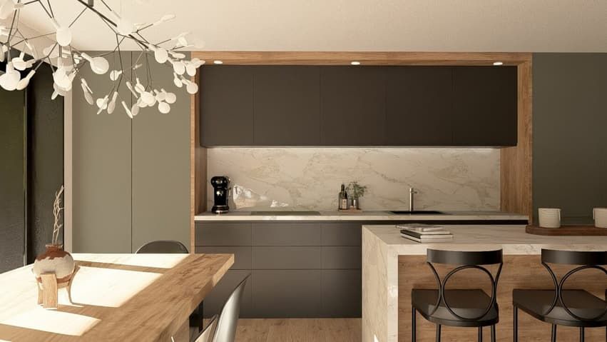 Primavera Saas-Grund. Neue 4.5 Zimmerwohnung, klassische Zweitwohnung ohne Mietv -  Bild 3