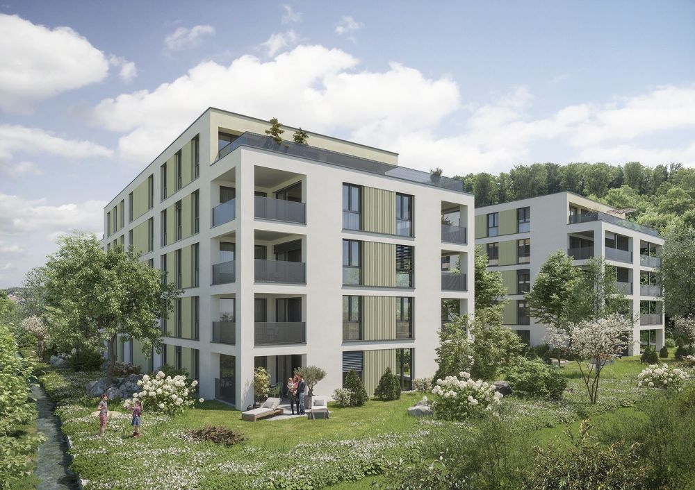 Ihr privater Garten mitten im Grünen  direkt am Stadtbach - Aussenansicht