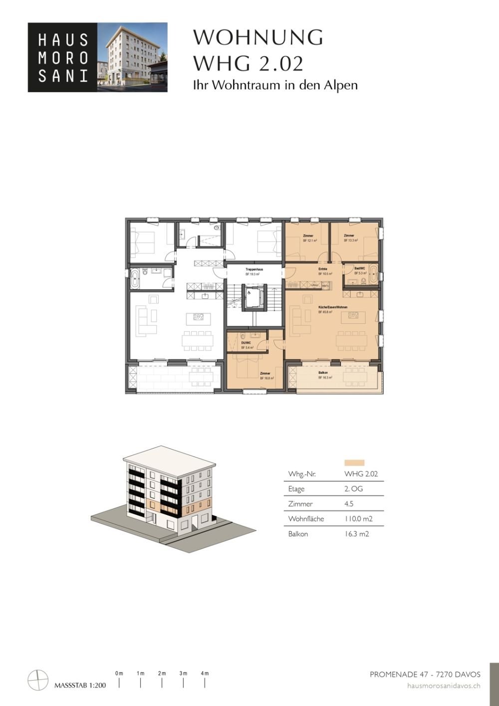 4 1/2-ZW NEUBAU HAUS MOROSANI, NR. 2.02 (Zweitwohnung) - Grundriss Morosani Wohnung WHG 2.02_page-0001