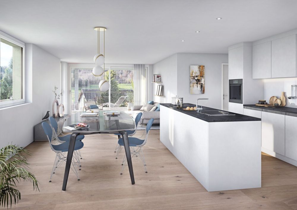 Tolle Erdgeschosswohnung mit verglastem Sitzplatz - Wng 002-102-202