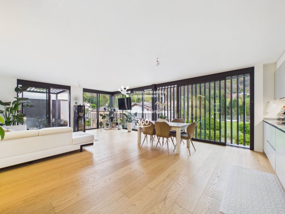 CONTEMPORANEO APPARTAMENTO DI 3,5 LOCALI CON AMPIA TERRAZZA E DOMOTICA INTEGRATA -  Bild 4