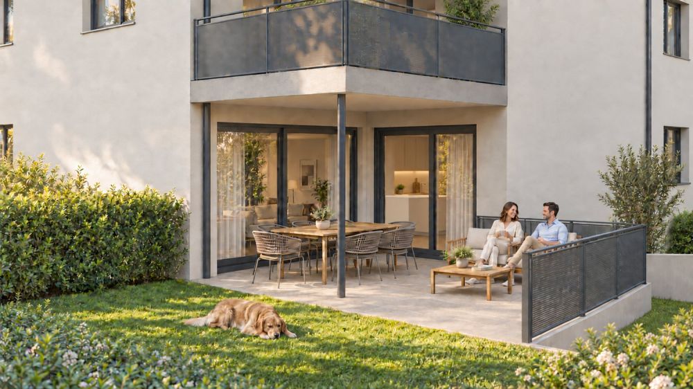 4.5-Zimmer-Gartenmaisonette - 135 m² Wohnfläche auf zwei Ebenen - Terrasse