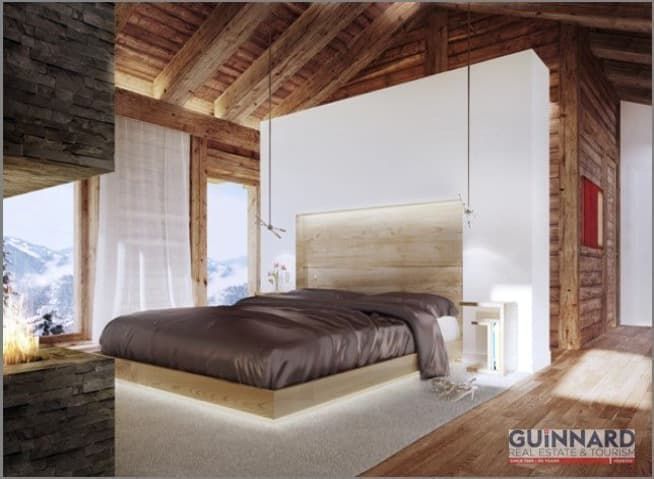 MAGNIFIQUE CHALET A CONSTRUIRE - RESIDENCE PRINCIPALE - IMAGE DE SYNTHESE - Chambre