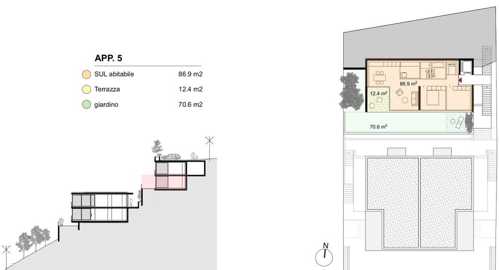 Wohnung 3.5 Zimmer mit Terrasse und Garten, Neubau -  Bild 8