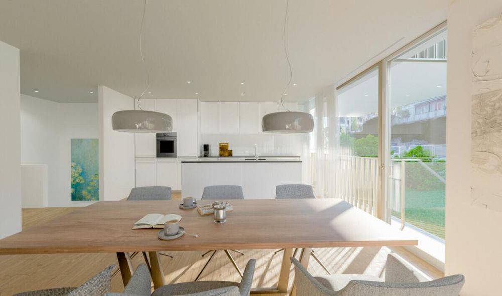 Gartenwohnung W02 mit Stil & Raum – gleich an der Tramstation -  Bild 2