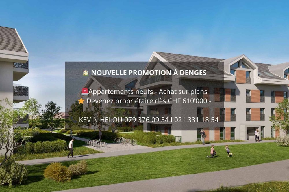 Appartement 2,5 pièces avec balcon. Finitions au gré de l'acquéreur ! -  Bild 1
