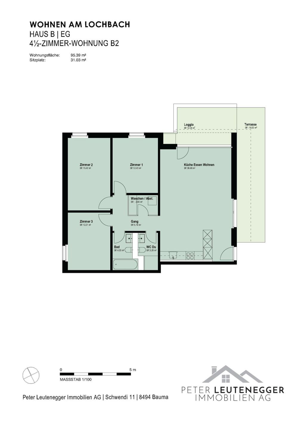 Erstvermietung - Grosszügige 4.5 Zimmer-Neubauwohnungen an ruhiger Lage -  Bild 12