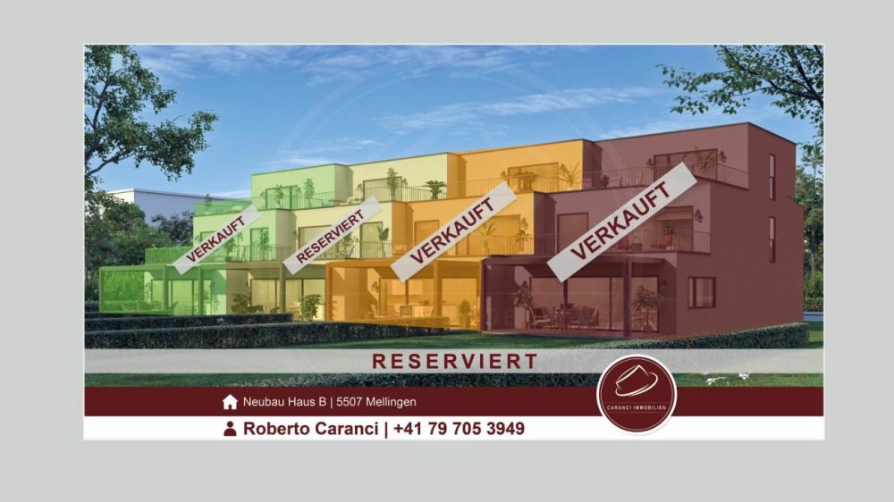 RESERVIERT - Letzte Chance in Mellingen - Sichern Sie sich die letzte 6½-Zimmer-Einheit -  Bild 1