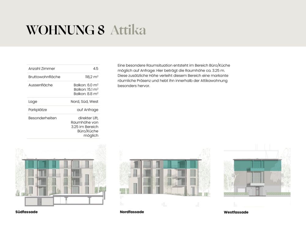 Moderne 4.5-Zimmer-Dachwohnung im Neubau – Kaiserstuhlstrasse 60, Oberglatt -  Bild 7