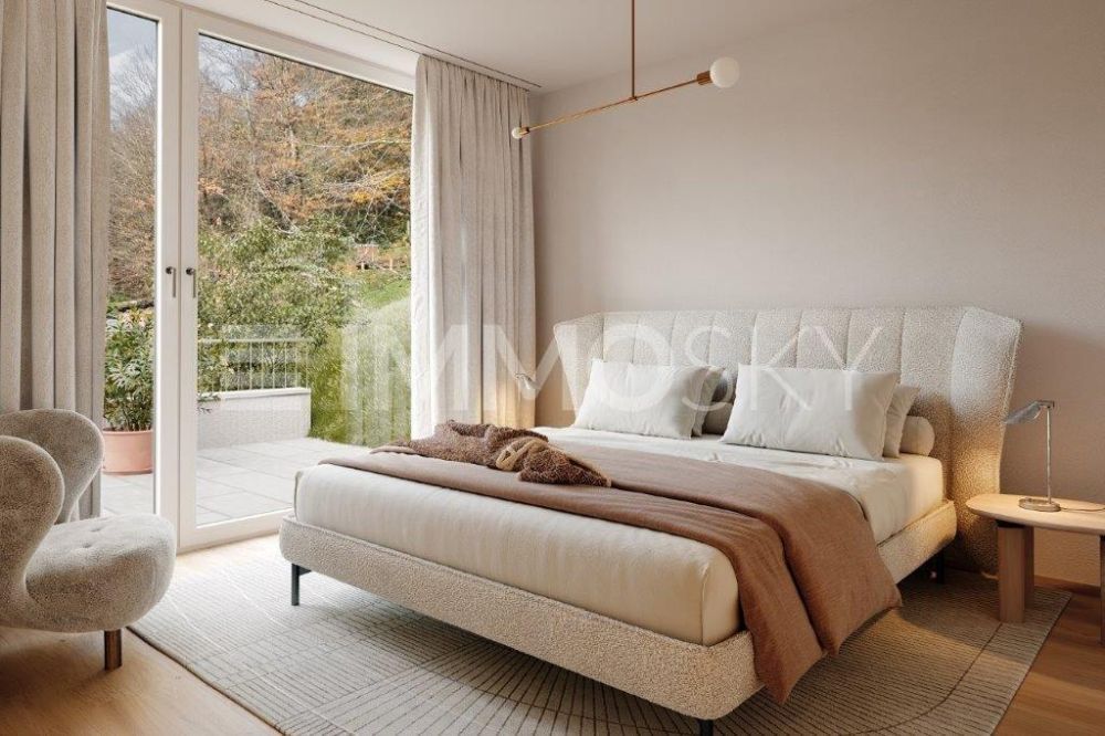 Über den Dächern des Limmattals  Wohnen mit Weitblick am Sulzberg - Lichtdurchflutete Schlafzimmer