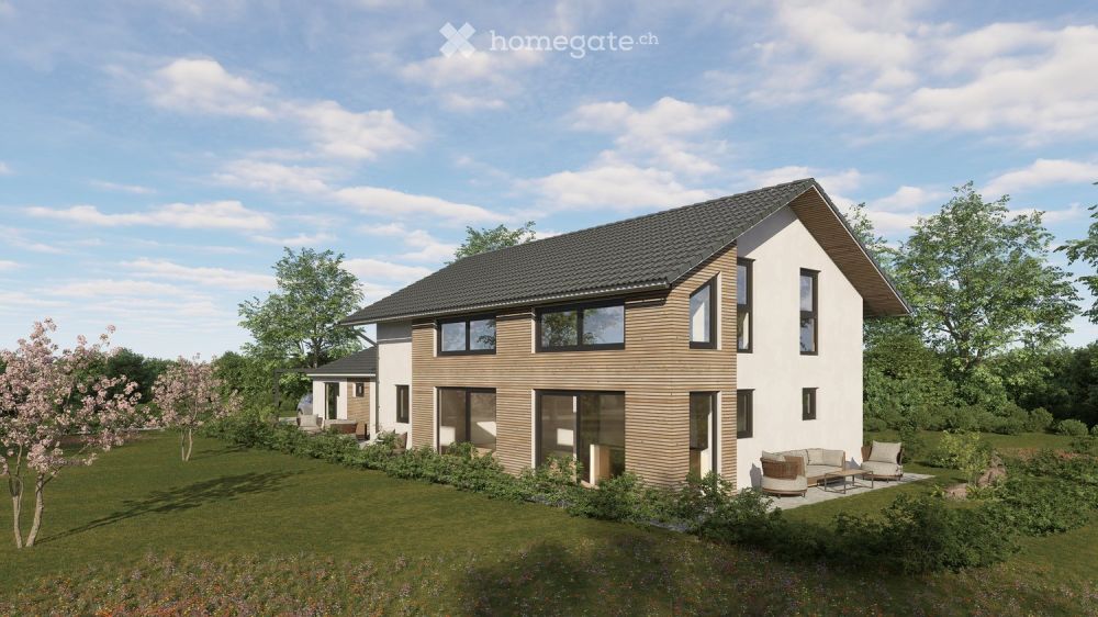6.5-Zimmer-Einfamilienhaus mit Arbeitsbüro inkl. 2.5 Einliegerwohnung in Beinwil am See -  Bild 1