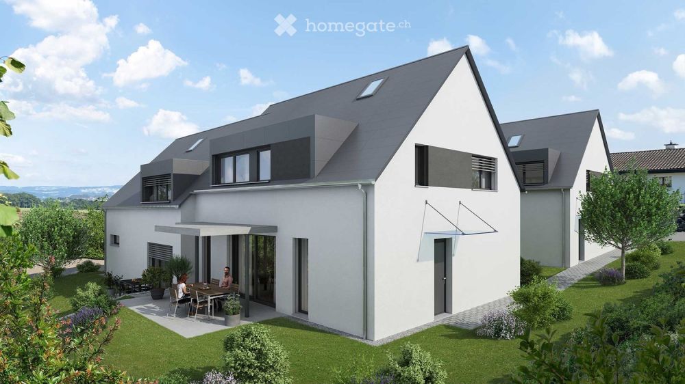 Doppeleinfamilienhaus Hangstrasse 2d, Boswil inkl. Parkplätze -  Bild 1